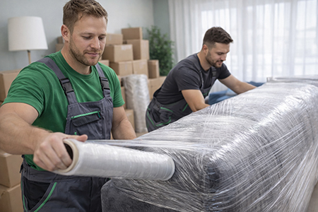 Wohnungsumzug in Stuttgart mit professionellen Umzugshelfern
