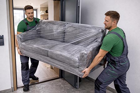 Umzugswagen für einen Umzug in Weissach im Tal